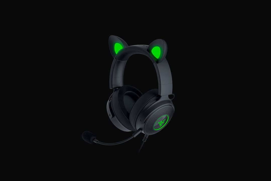 Razer Kraken Kitty V2 Pro Wired RGB Gaming Headset Black image 1