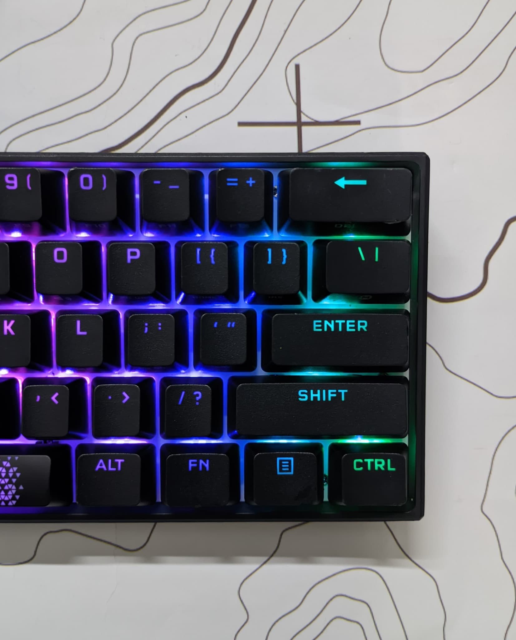 Corsair K65 Mini 60% Mechanical Gaming Keyboard Black image 3