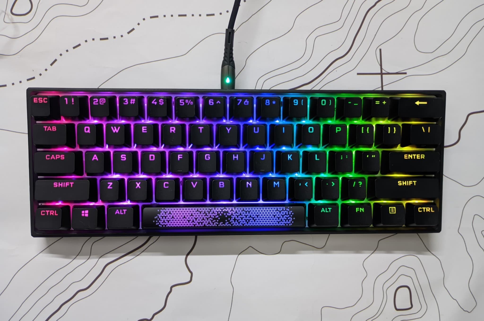 Corsair K65 Mini 60% Mechanical Gaming Keyboard Black image 2