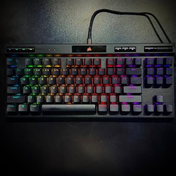 Corsair K70 RGB TKL Champion Series Mechanical Gaming Keyboard - Cherry MX Speed image 2