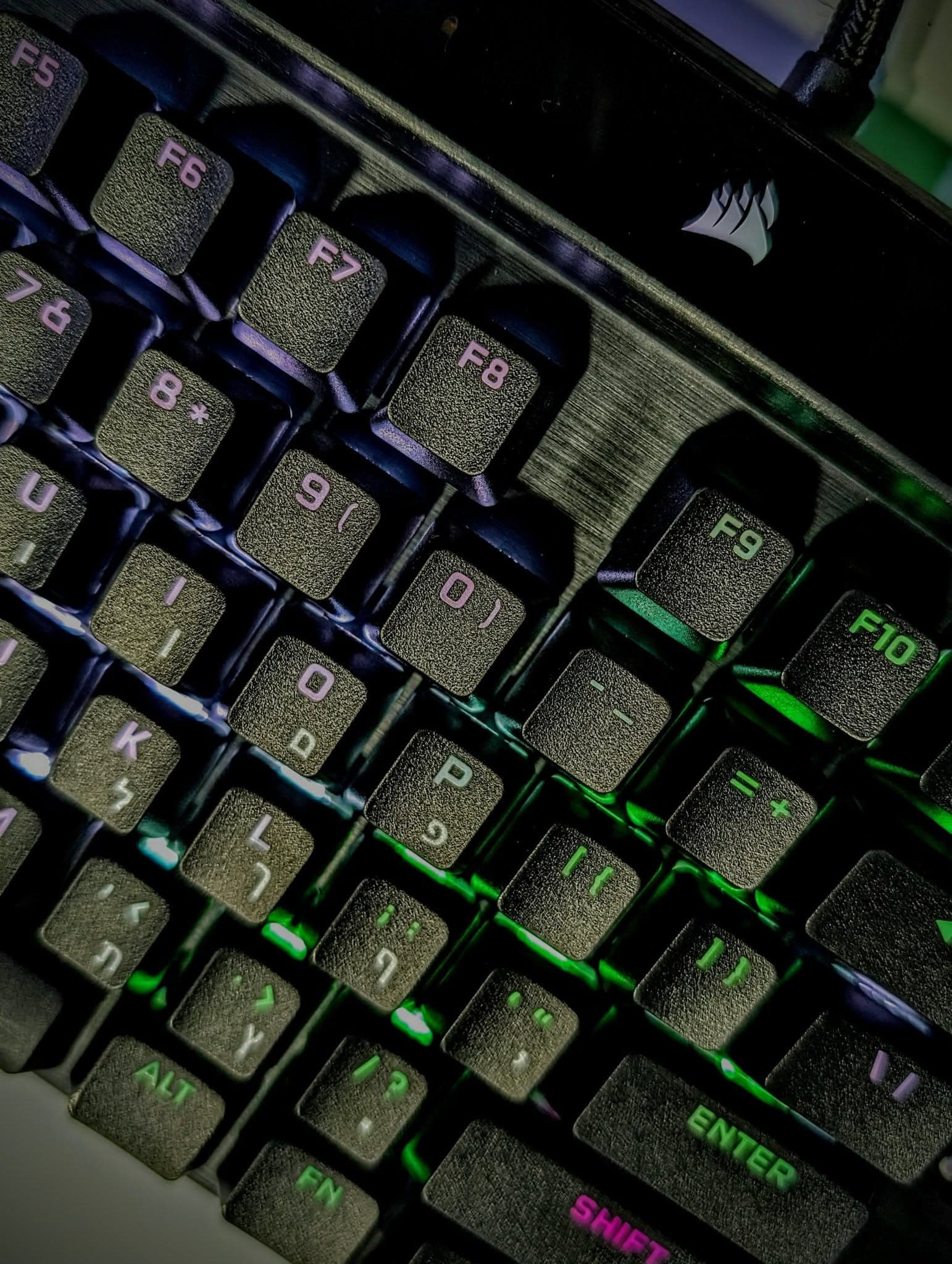 Corsair K100 RGB Optical-Mechanical Gaming Keyboard — CORSAIR OPX Switch — Black image 5