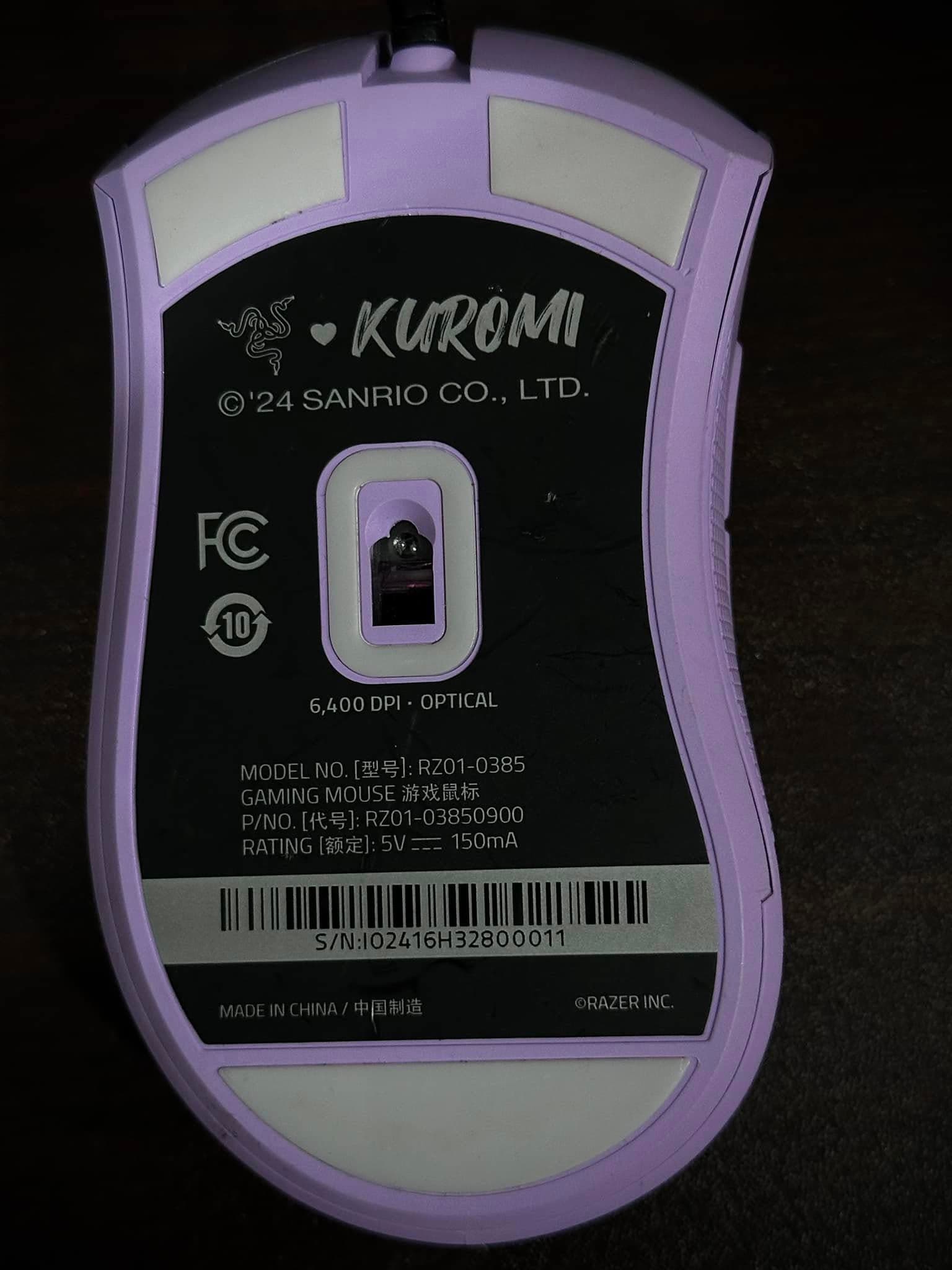 Razer DeathAdder Essential Gaming Mouse Kuromi Edition image 5