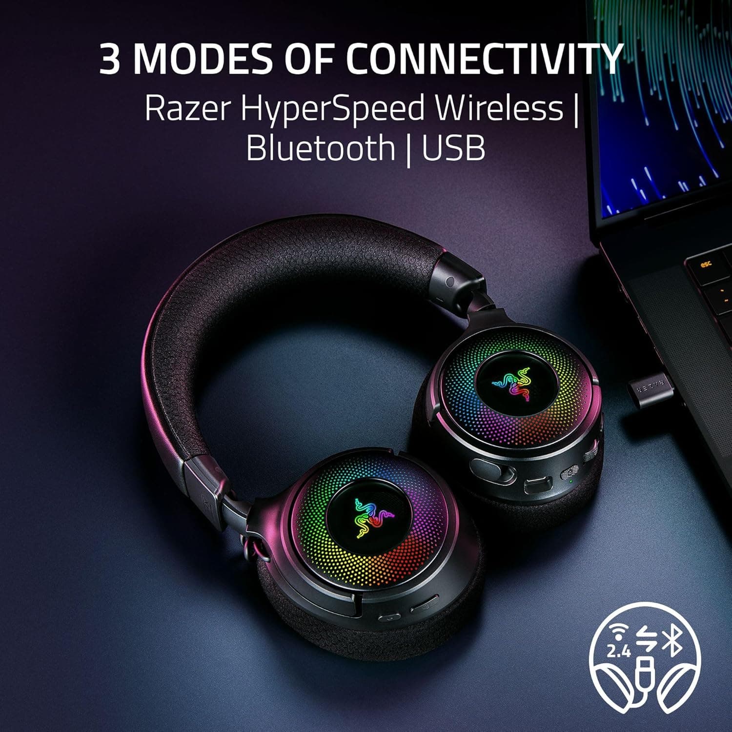 Razer Kraken V4 Wireless Gaming Headset image 3